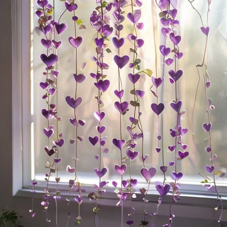 String of Hearts Ceropegia Woodii trailing succulent houseplant